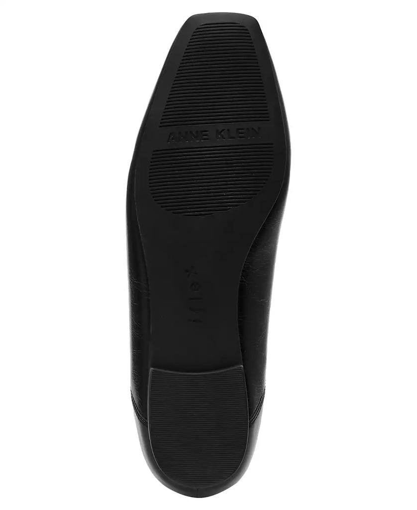 Anne Klein Women’s Aspen Snip Toe Ballet Flats Black 5.5M New With Box $85