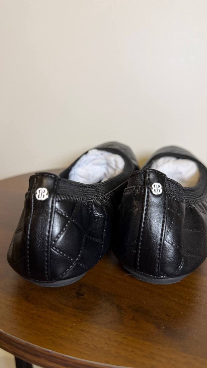 Bandolino Black Man‑Made Ballet Flats 8M NIB MSRP $79