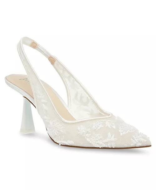 Betsey  Johnson  Evening  Pumps  Ivory  5.5  New  $129