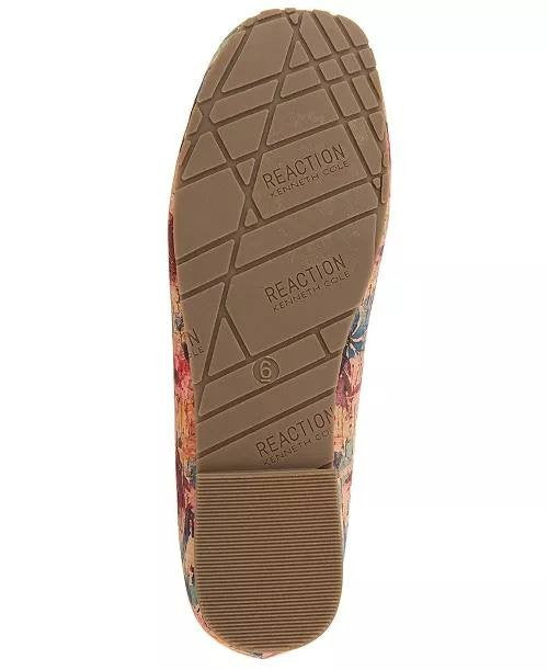 Reaction  Kenneth  Cole  Ballet  Flats  Pansy  Floral  Cork  7  M  New  $69