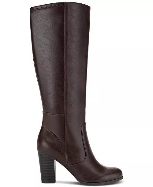 Style&Co Chocolate High Dress Boots 8M NIB MSRP $89.90