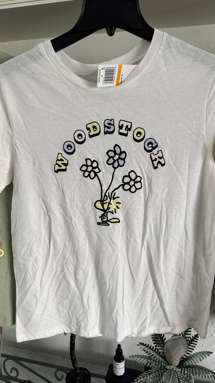 3-Piece Women's Graphic Soft Tees Set - Multicolor Cotton Regular Size S