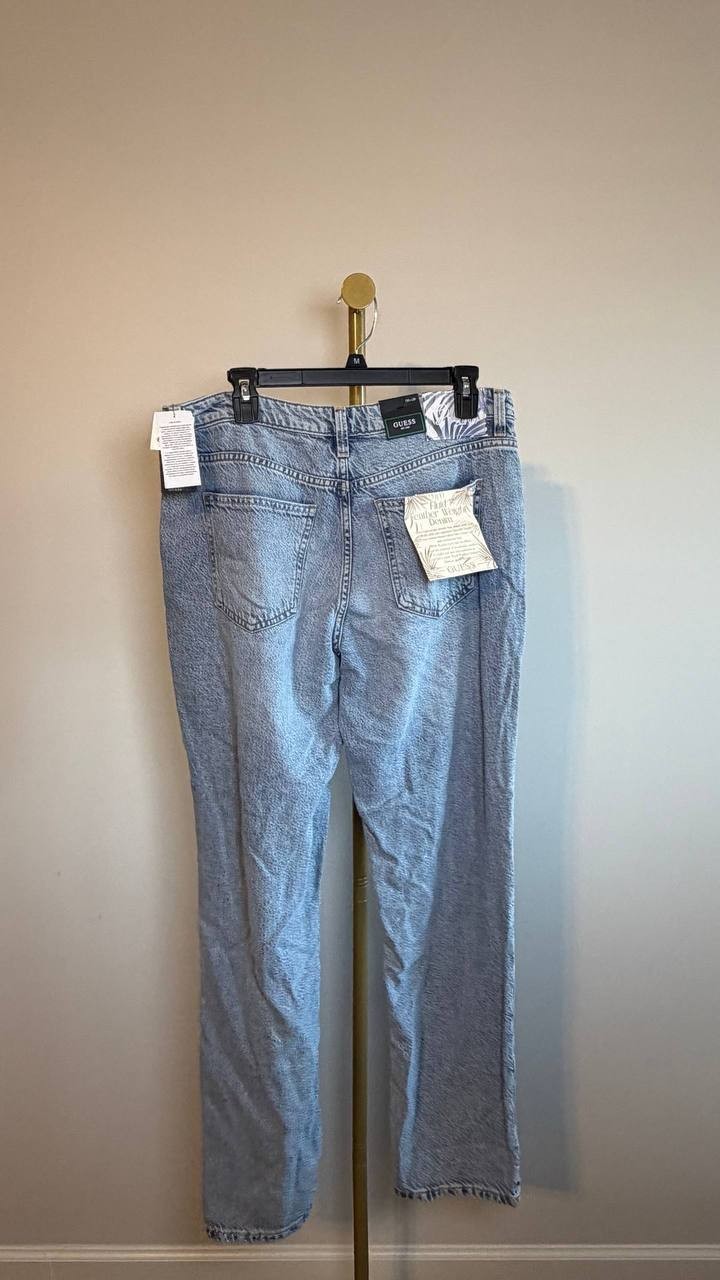 Guess Eco High‑Rise Celia Boyfriend Jeans Blue T30xL30 NWT $118