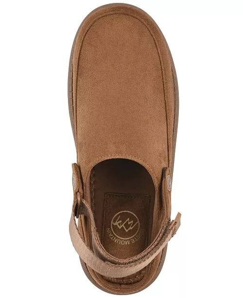 White Mountain Chestnut Polyester Icebound Slingback Clogs 7M NIB MSRP $59