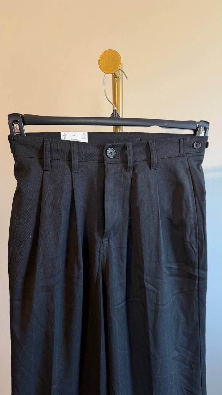 Cotton On Men’s Super Baggy Pleated Pant Black 28 $69.99 NWT
