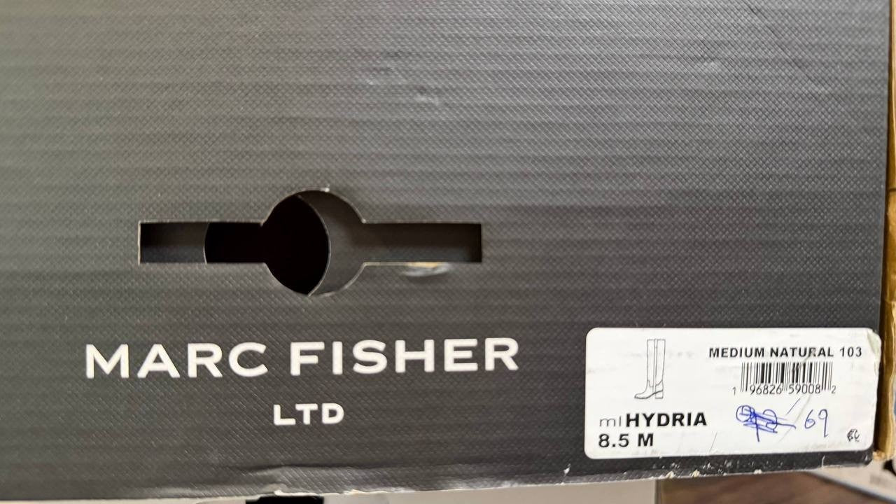 Marc Fisher Tall Boots 8.5M Natural Leather New in Box MSRP $259