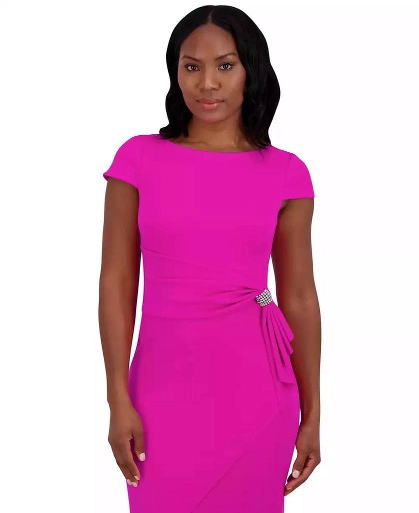 Jessica Howard Draped‑Waist Cap‑Sleeve Dress – Size 14 – NWT – $129