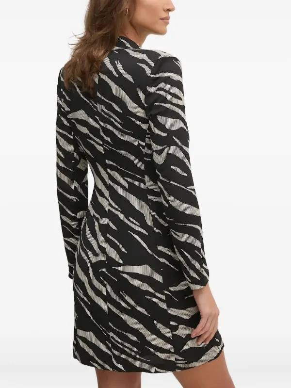 DKNY Zebra‑Print Dress – Size 6 – NWT – $149