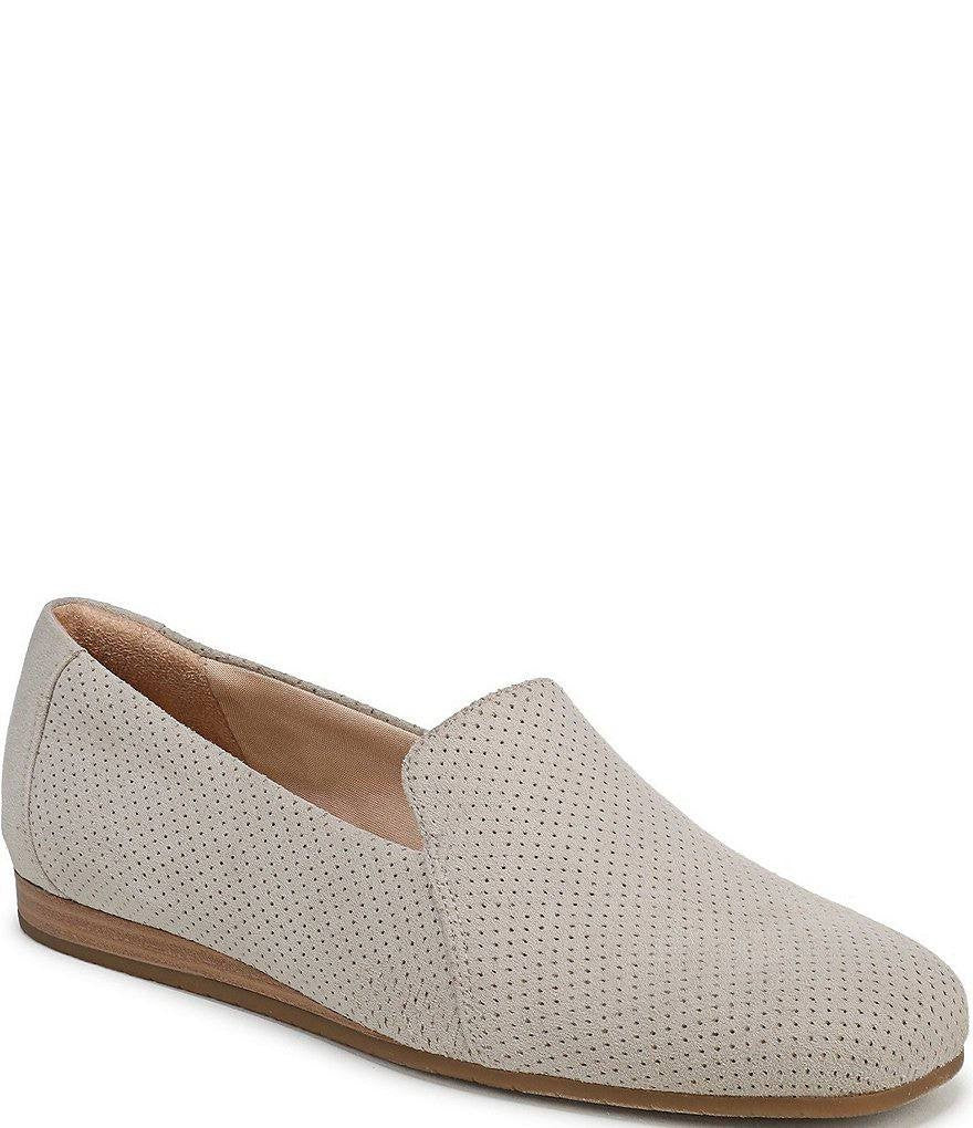 Dr.Scholl’s  Veda  Loafers  Oyster  Fabric  7.5M  New  With  Box  $60