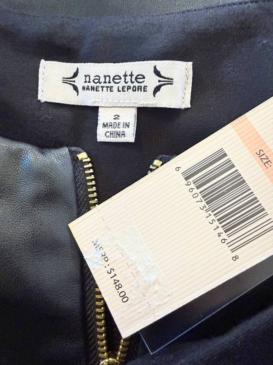 Nanette Lepore Women’s Dress –Black– Size 2 – NWT – $148
