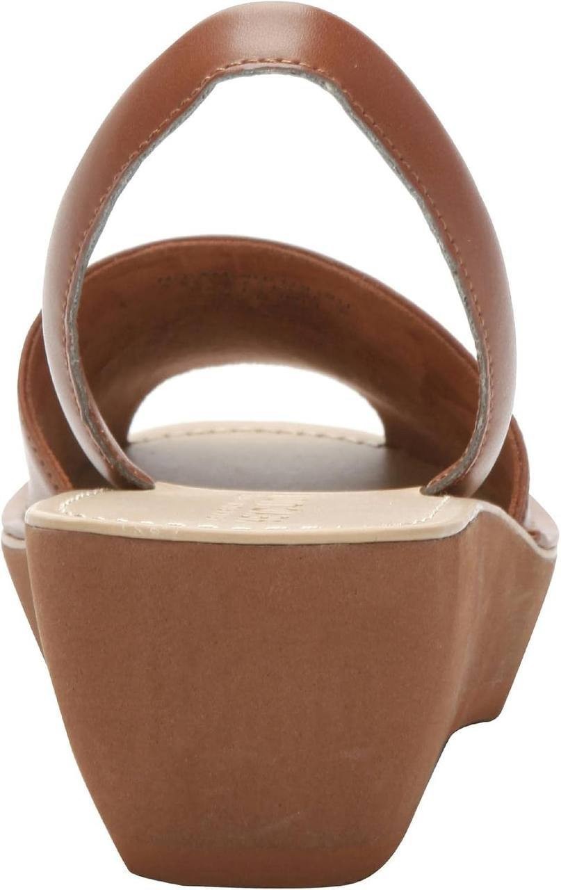 Reaction  Kenneth  Cole  Wedge  Sandals  Luggage  10M  New  $59