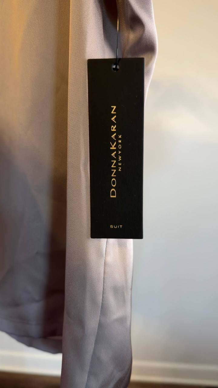 Donna Karan NY Scoop‑Neck Satin Camisole Grey XL NWT $59