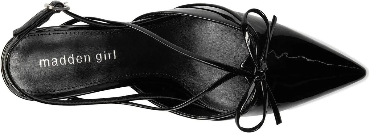 Madden  Girl  Slingback  Pumps  Black  6.5  New  $55