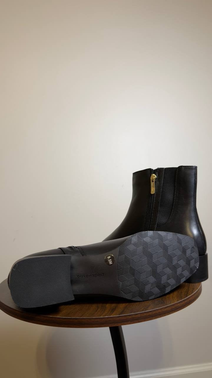 Easy  Spirit  Dress Booties  Black  9.5M  New  $159