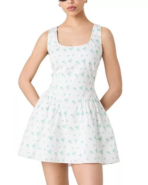French Connection Anna Fleur Mini Dress -WHITE– Size M – NWT – MSRP $128