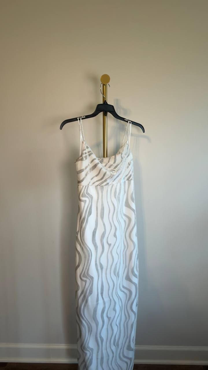Parker Women's Printed Sleeveless Maxi Dress - Shimmer Stone Size-0 NWT $180 MRP