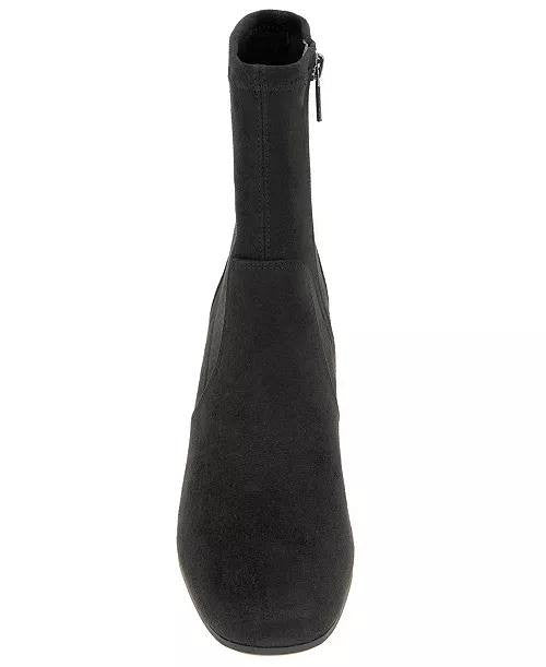Kenneth Cole Reaction Roxy Dress Booties Black 9.5M Block Heel $99 NWB