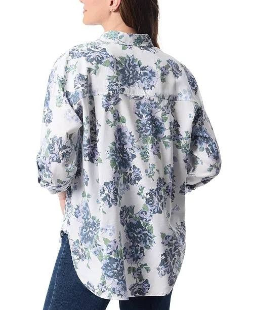 Gloria Vanderbilt Amanda Button‑Front Shirt – Size M – NWT –