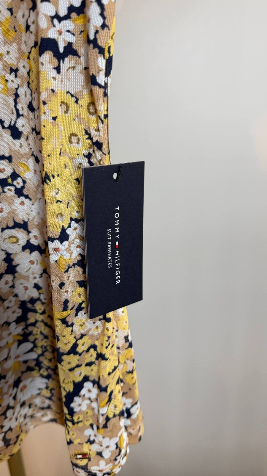 Tommy Hilfiger Women’s Floral Short‑Sleeve Top Floral XL $69 NWT