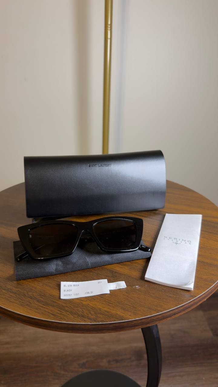 Saint  Laurent  SL  276  MICA  Black  Sunglasses  OS  NWT  $495