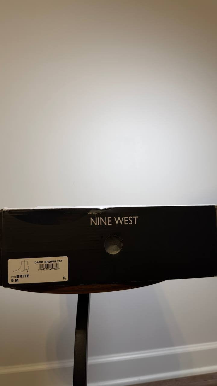 Nine West  Ankle Booties  Brown  9M  New  $159