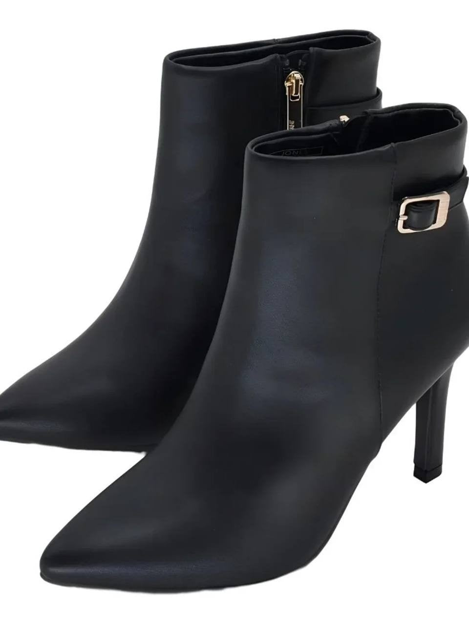 Jones New York Dress Booties Black 9.5 M Pre-Owned Excellent $89.50