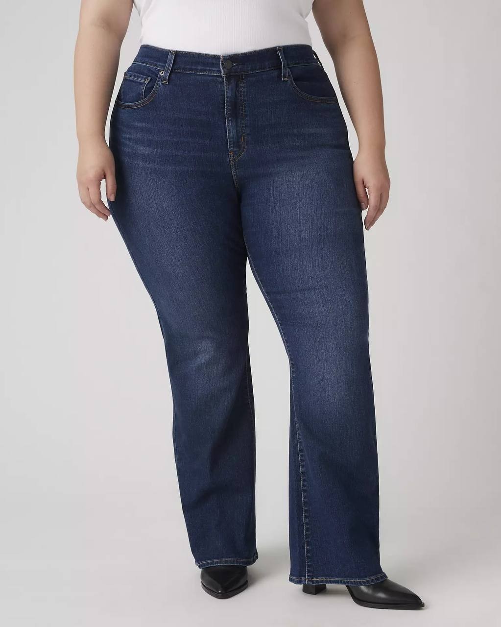Levi’s 725 High Rise Bootcut Jeans Plus Size 22W Eternal Indigo NWT $69.50