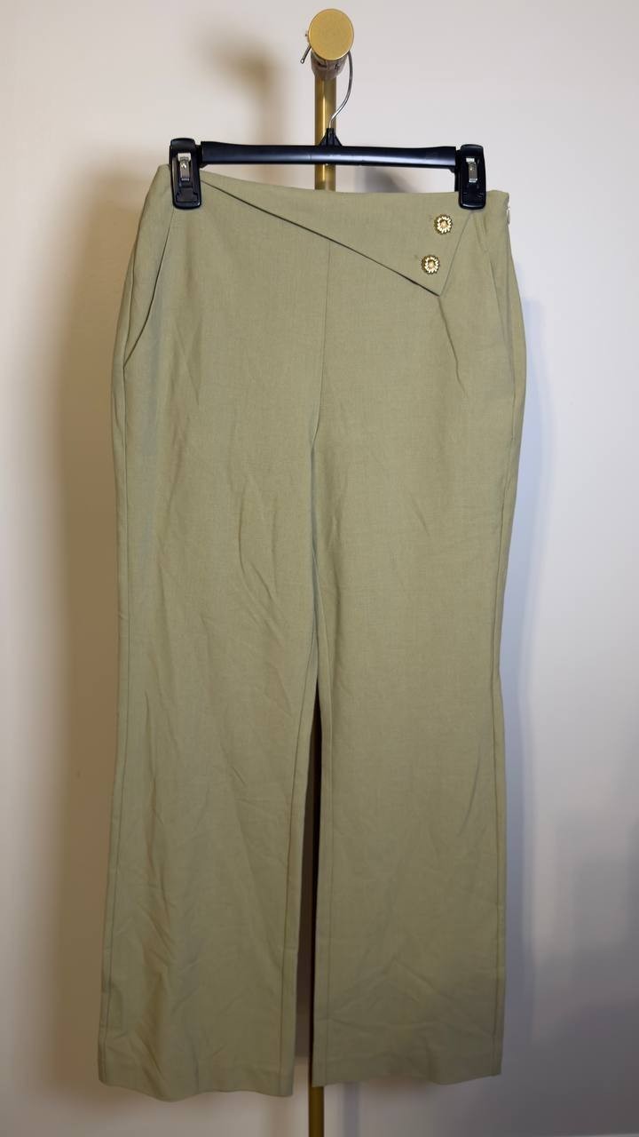 Avec Les Filles Women’s Slim Fit Pant Sage Size 0 NWT $128
