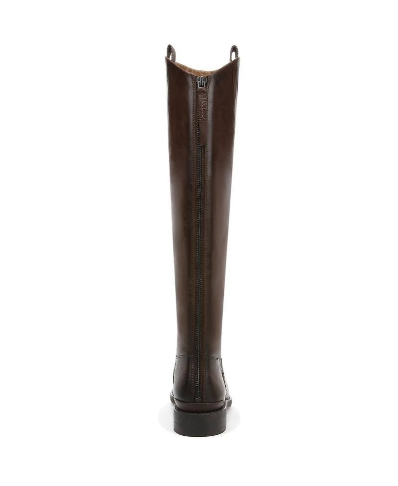Franco Sarto Women’s Meyer Wide Calf Riding Boots Brown 10M Leather $275 NWB