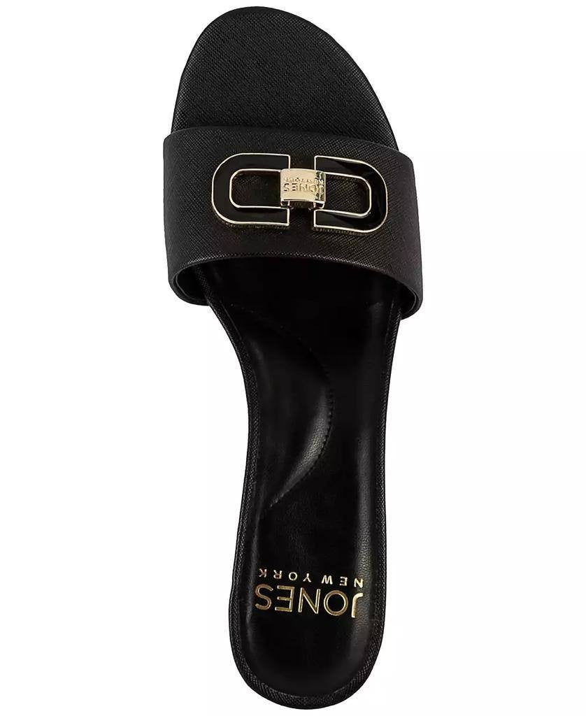 Jones New York Black Man‑Made Dress Sandals 10M New in Box $69.50