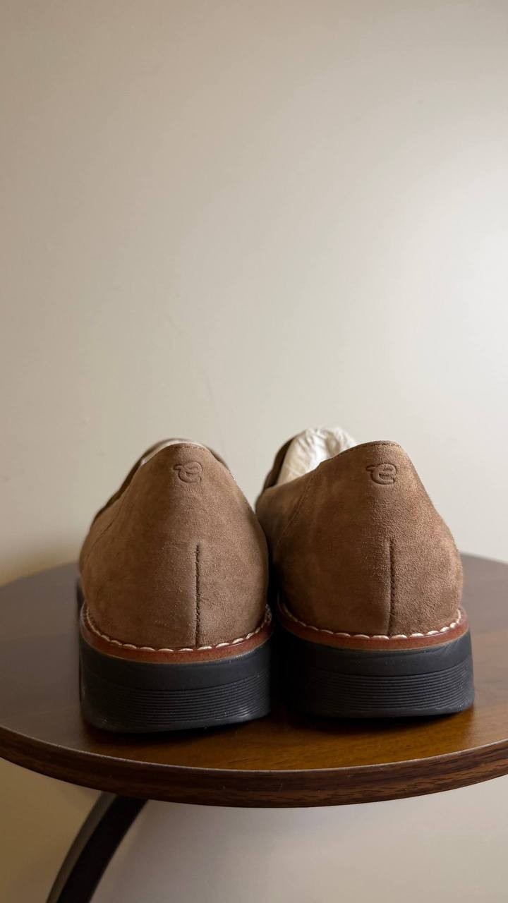 Easy Spirit Velia Loafers 9.5M Taupe Suede  Slip‑On Comfort NIB msrp$89