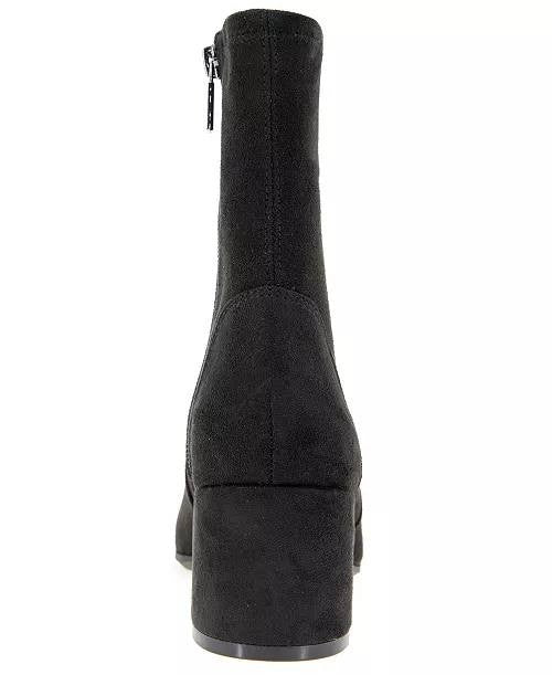 Kenneth Cole Reaction Roxy Dress Booties Black 9.5M Block Heel $99 NWB