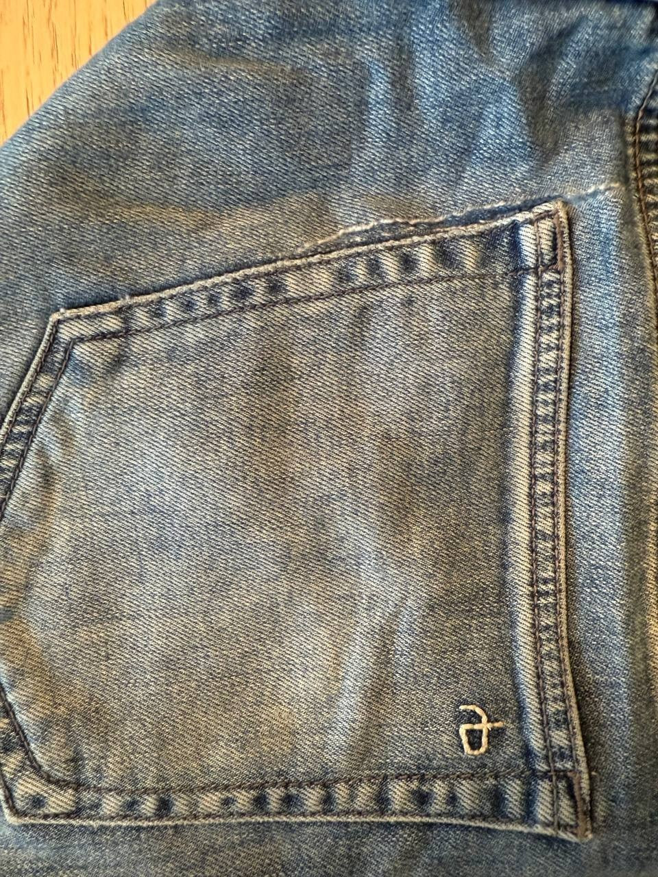 Rag &amp; Bone New York Slim Fit Jeans 33W x 32L Blue Denim Men Pre-owned Fair