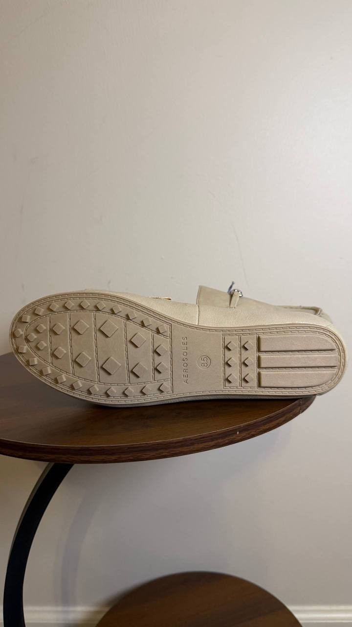 Aerosoles Women’s Loafers 8.5W Beige Faux Nubuck – New in Box MSRP $89