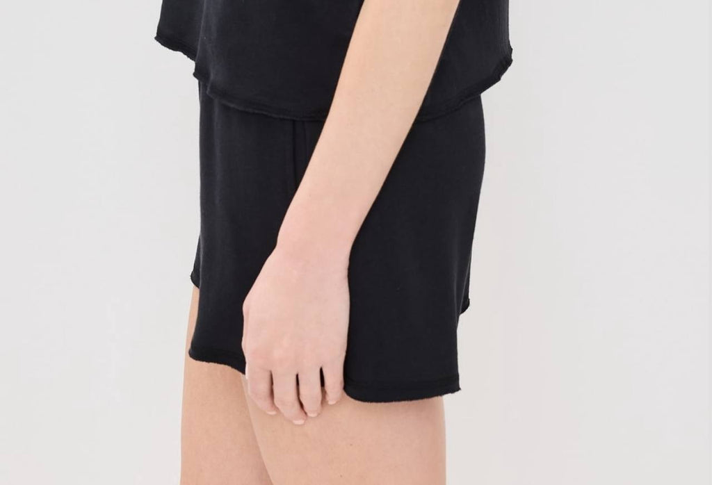 Polo Ralph Lauren Women's French Terry Pajama Shorts Black XS Lightweight