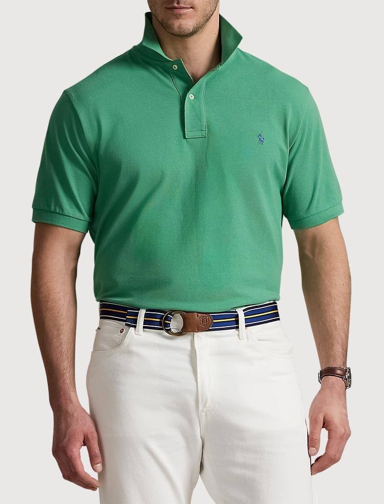 Polo Ralph Lauren Mesh Polo Shirt Green NWT