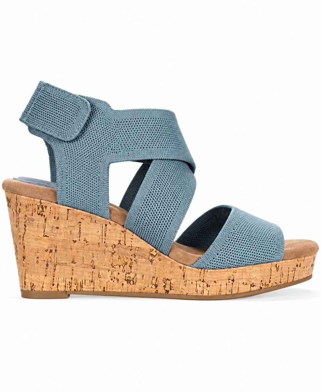 Style  &  Co  Sicilyy  Wedge  Sandals  Blue  9M  NWT  $69.90