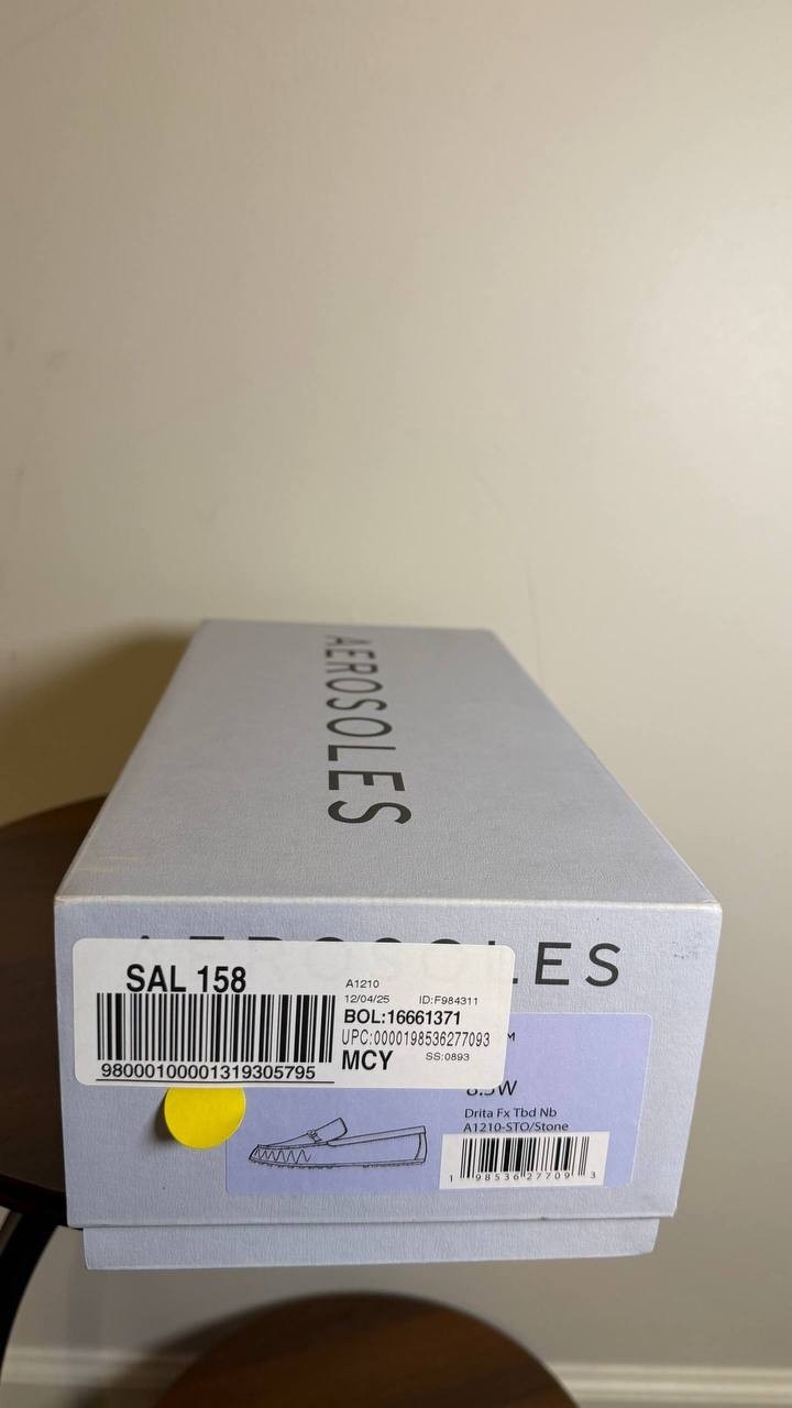 Aerosoles Women’s Loafers 8.5W Beige Faux Nubuck – New in Box MSRP $89