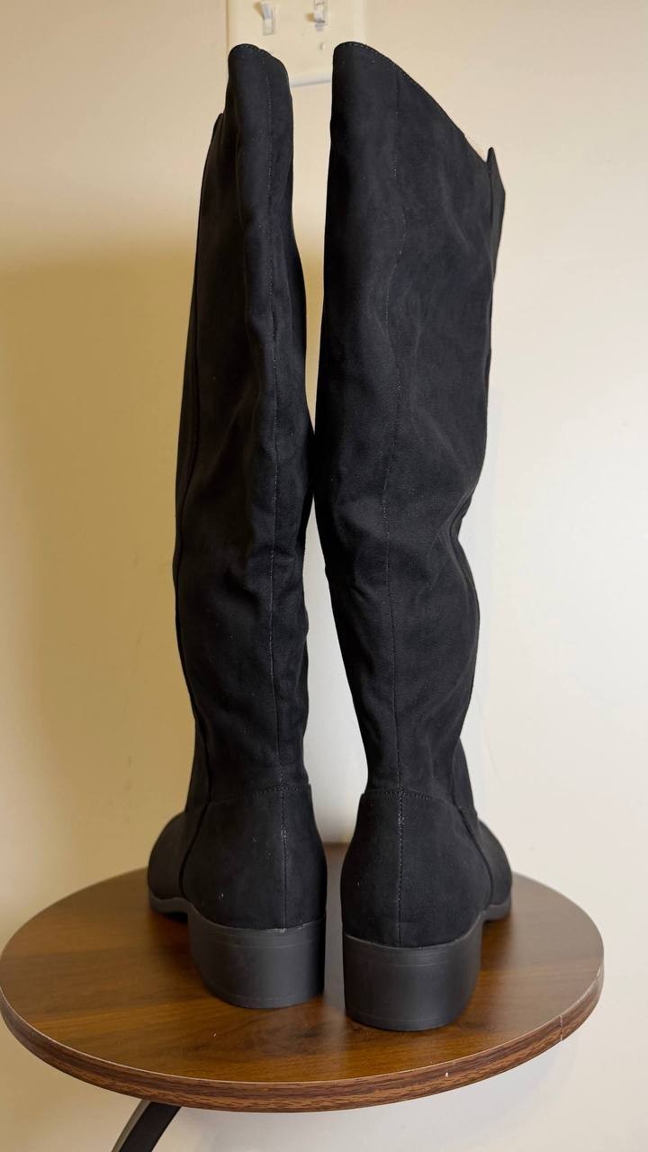 Style&Co Women’s Tall Boots 10M Black Microfiber Fabric – New in Box MSRP $79.90