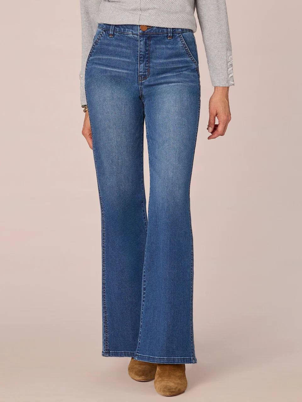 Democracy Women’s Ab’Solution Skyrise Bootcut  Blue 6P $88 NWT