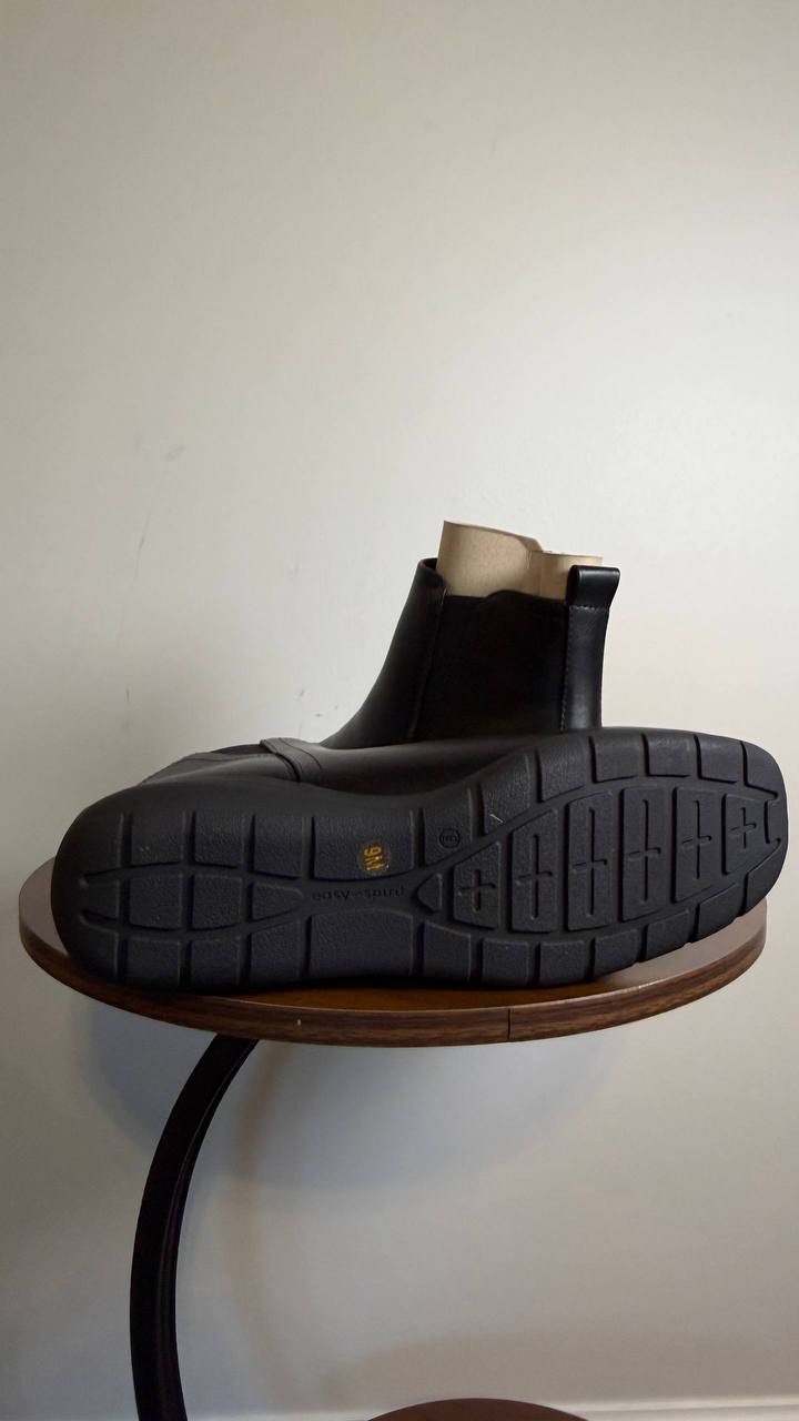 Easy Spirit Aleena Booties 9M Black Faux Leather Zip Round Toe NIB msrp$99