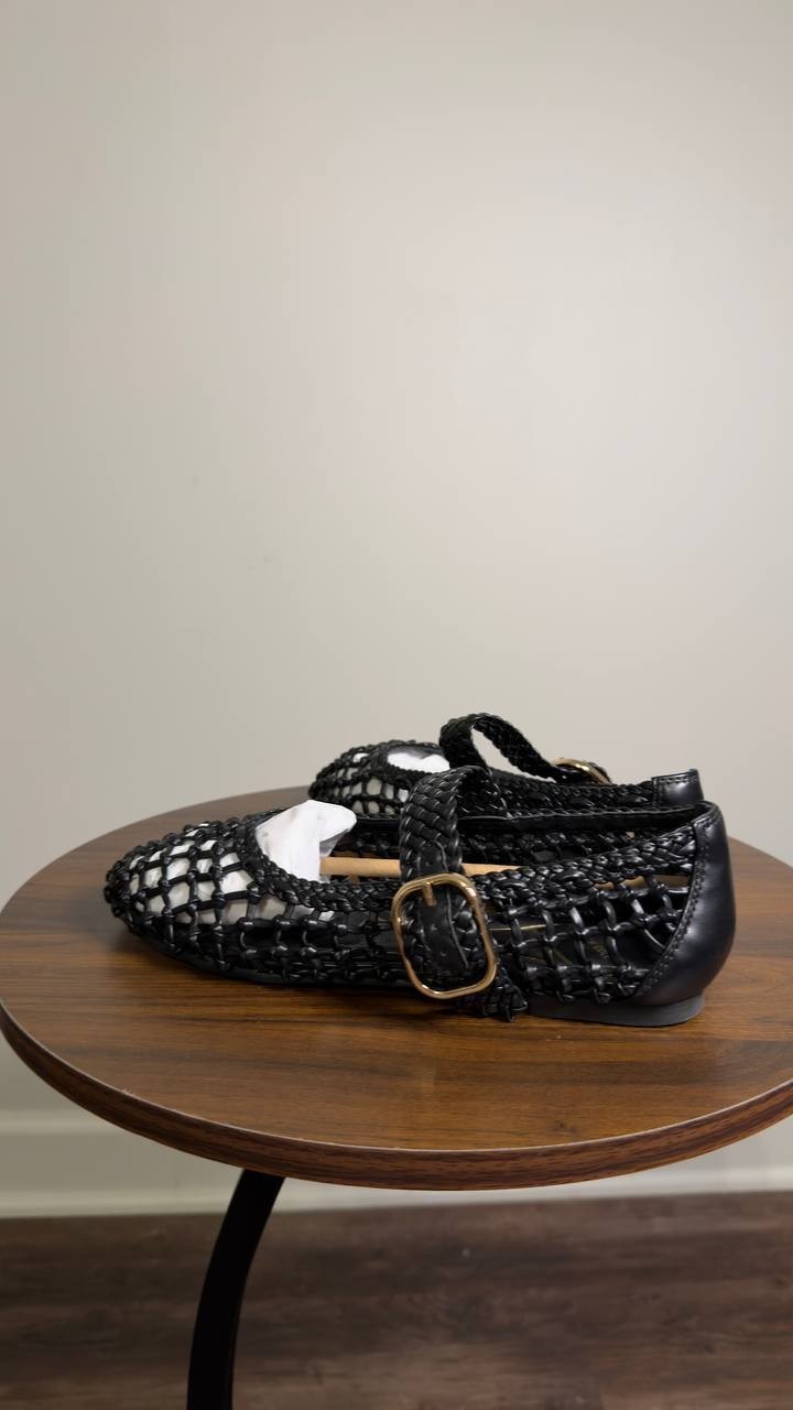Kenneth  Cole  Ballet  Flats  Black  5M  New  $129
