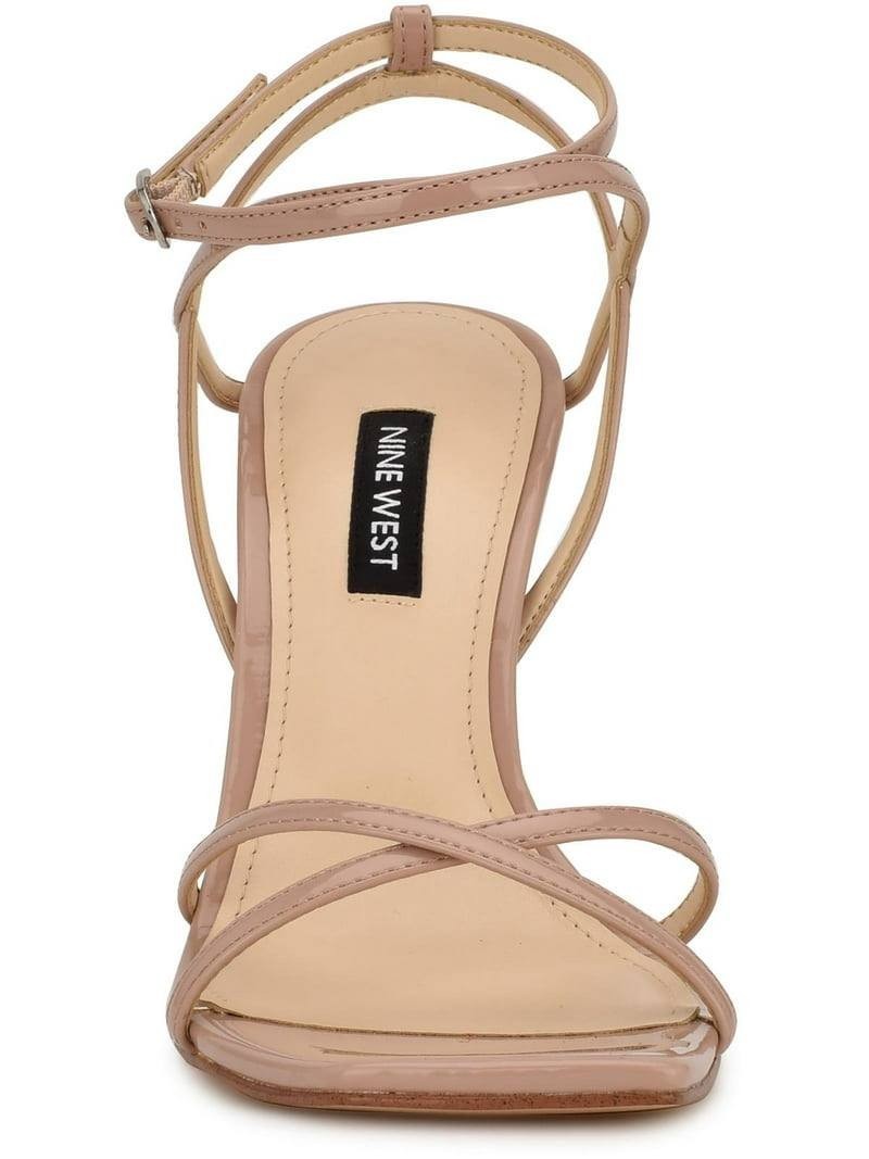 Nine  West  High  Stiletto  Sandals  Light  Natural  10  M  New  $85