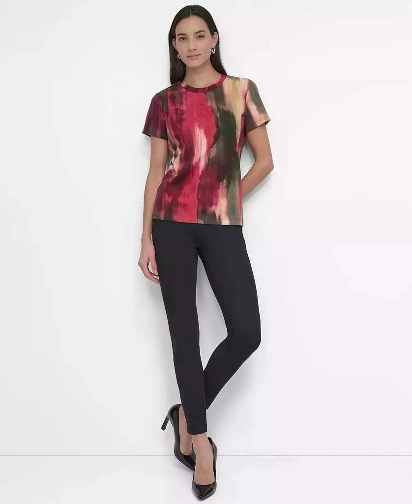 DKNY Women’s Abstract‑Print T‑Shirt – Size M – NWT – $89