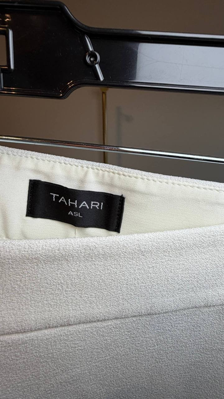 Tahari ASL Wide‑Leg Pants White 18W NWT $109