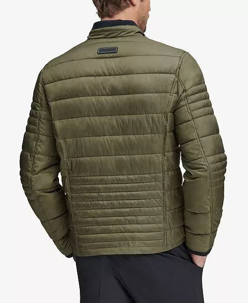 Marc New York Men’s Grymes Packable Racer Jacket Olive 2XL $250 NWT