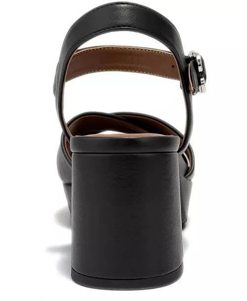 Aerosoles  Platform  Sandals  Black  7.5M  New  $99