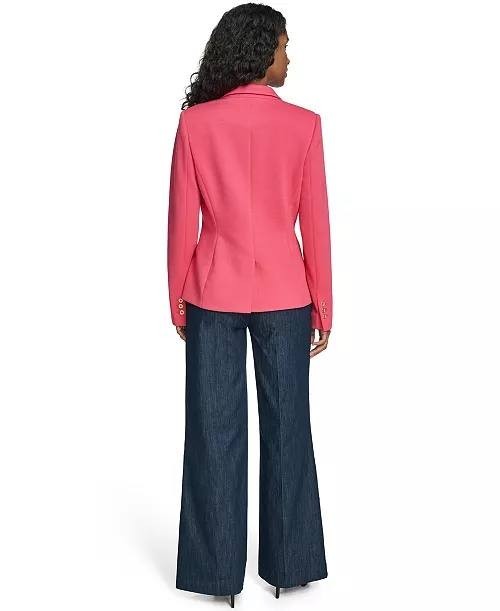 Tommy Hilfiger One-Button Blazer Rethink Pink 12 NWT $149
