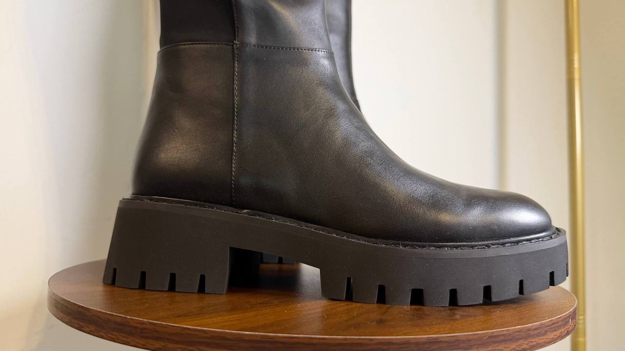 Michael Michael Kors Black Leather Tall Boots 9.5W New in Box MSRP $358