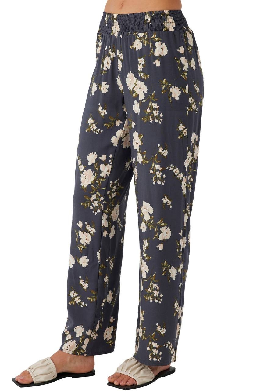 O’Neill Jonie Kendra Floral Wide Leg Pants Black Floral XXL NWT $49.50